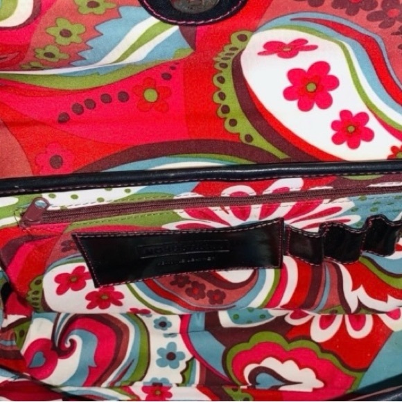 Nordstrom Black Leather trimmed in Red - Picture 8 of 9